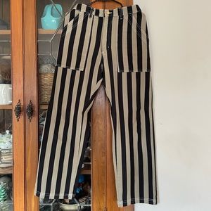 BIG BUD PRESS STRIPED WORK PANTS